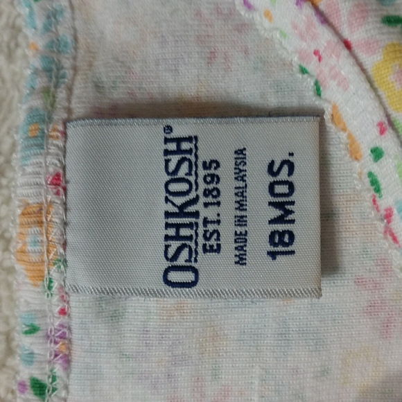 3/$15 Vintage OshKosh Onesie Size 18 Months 100% Cotton Like New! - Picture 3 of 5
